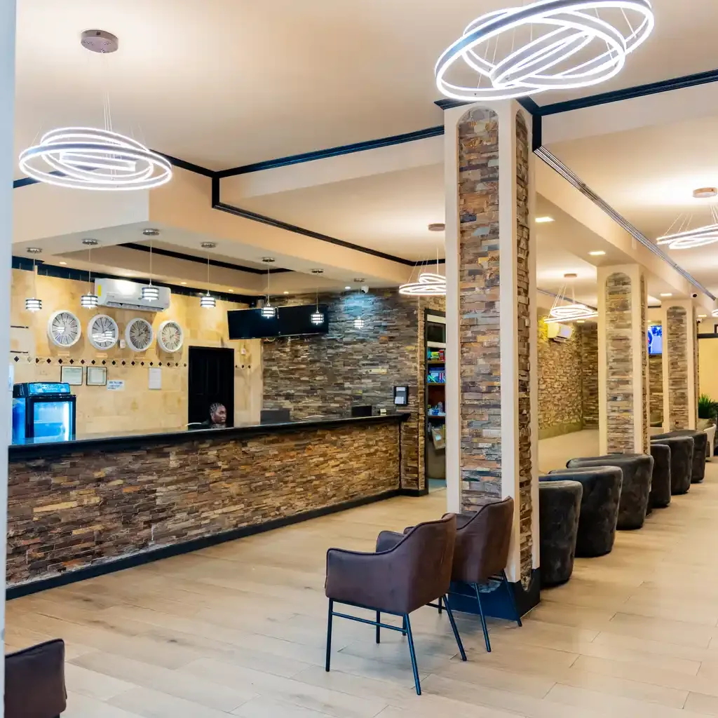 Hotel lobby and reception