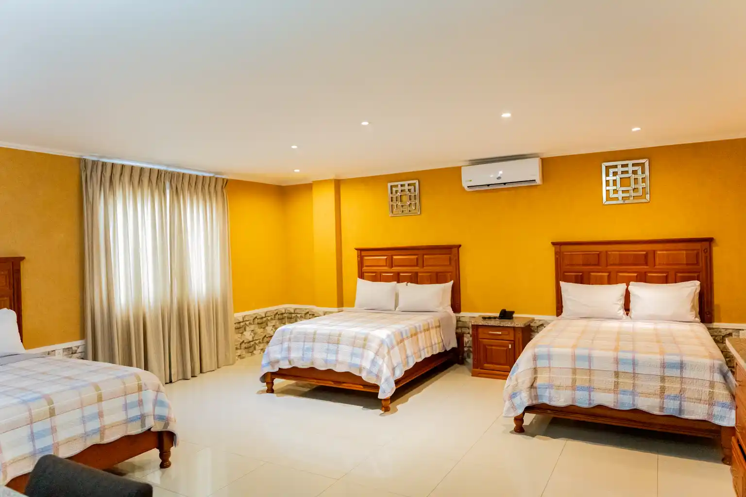 Guest room with two beds